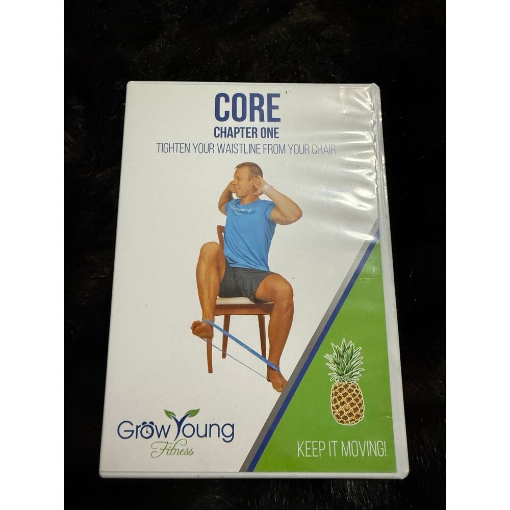 Grow Young Fitness Core Strength Exercises for Seniors - Tone, Tighten, dvd